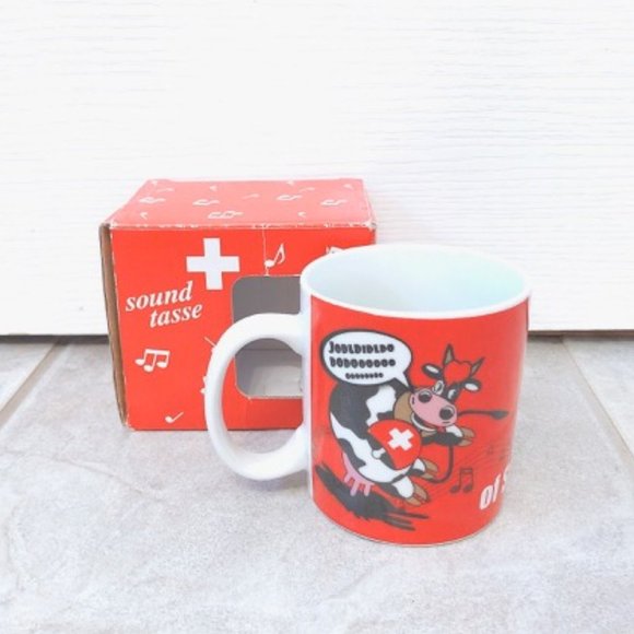 NEW Music Cup Music Mug Switzerland  Cow - Picture 2 of 6